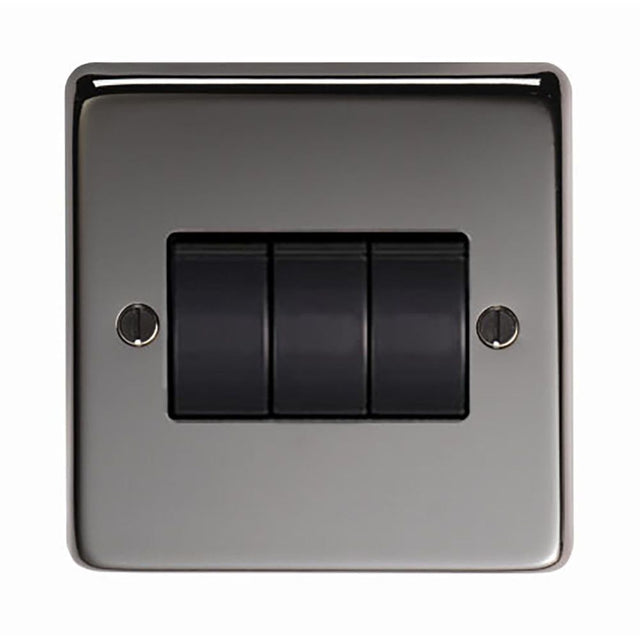 From The Anvil - BN Triple 10 Amp Switch | Sku. 34202 | Trade Door Handles.