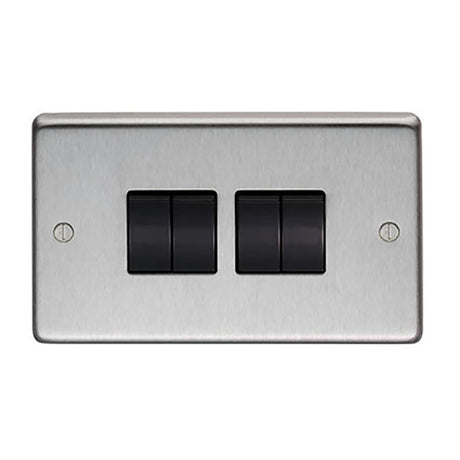 From The Anvil - SSS Quad 10 Amp Switch | Sku. 34203/1 | Trade Door Handles.