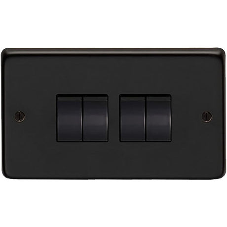 From The Anvil - MB Quad 10 Amp Switch | Sku. 34203/2 | Trade Door Handles.