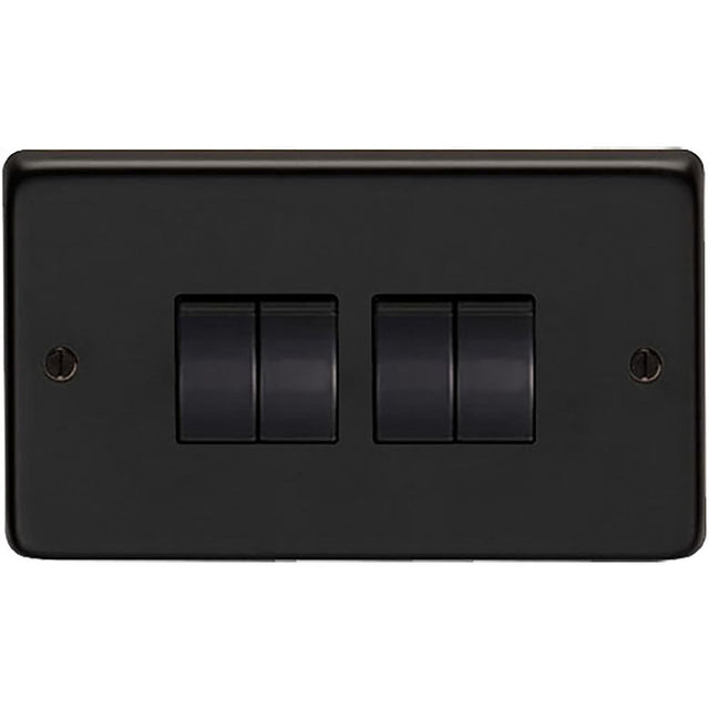 From The Anvil - MB Quad 10 Amp Switch | Sku. 34203/2 | Trade Door Handles.