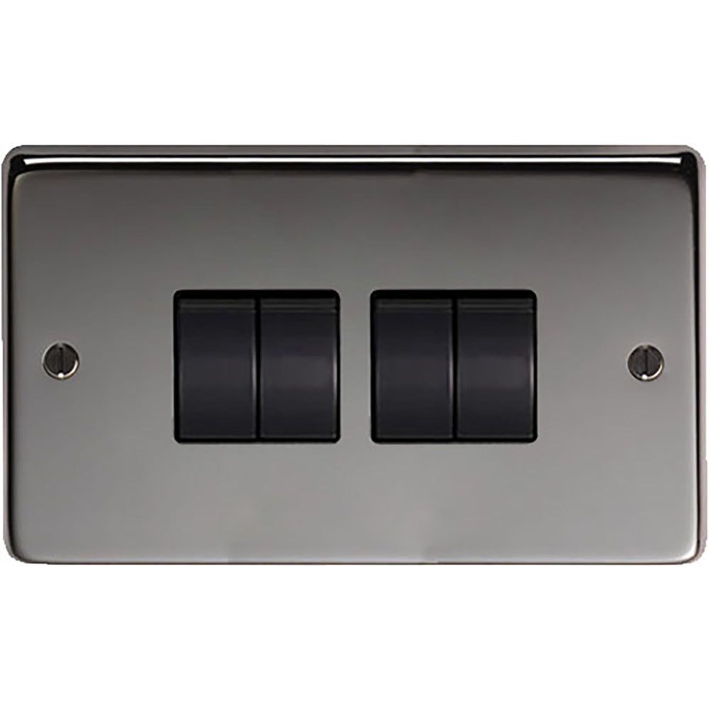 From The Anvil - BN Quad 10 Amp Switch | Sku. 34203 | Trade Door Handles.