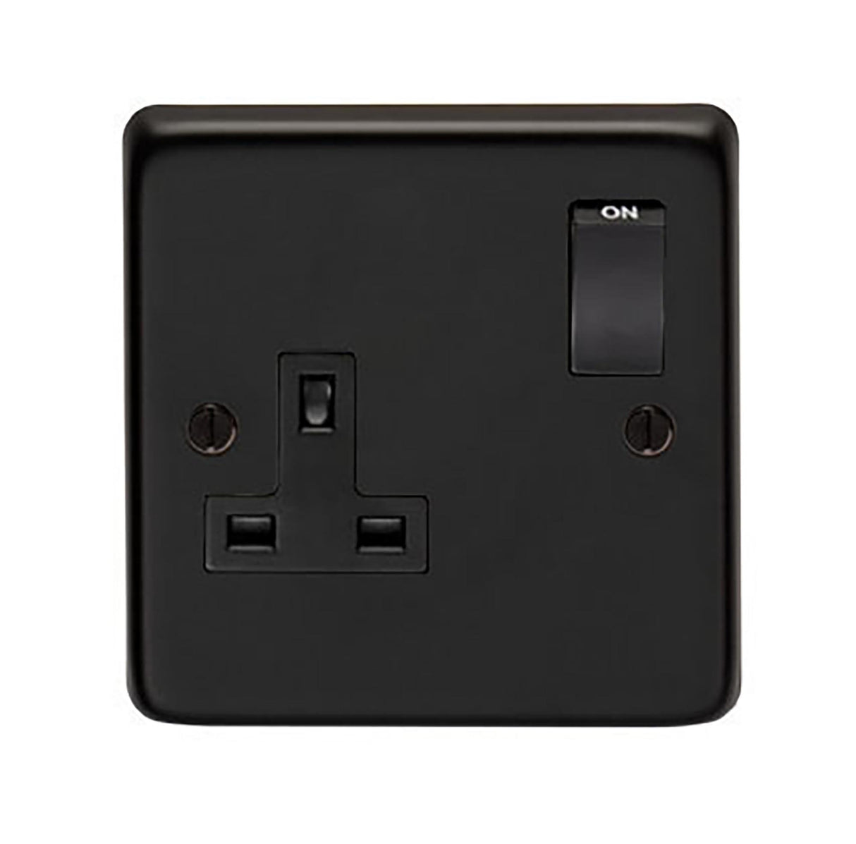 From The Anvil - MB Single 13 Amp Switched Socket | Sku. 34223/2 | Trade Door Handles.