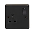 From The Anvil - MB Single 13 Amp Switched Socket | Sku. 34223/2 | Trade Door Handles.