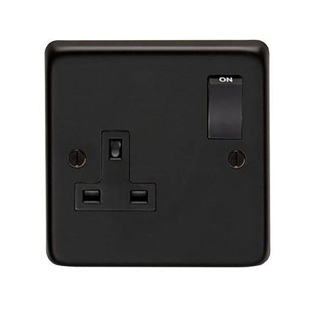 From The Anvil - MB Single 13 Amp Switched Socket | Sku. 34223/2 | Trade Door Handles.