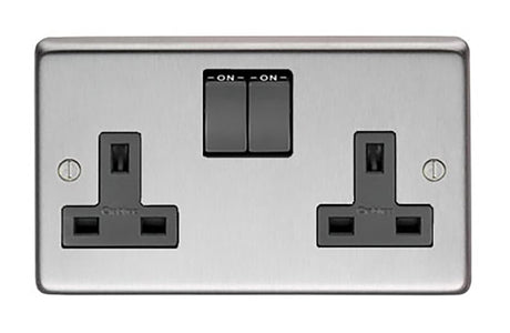 From The Anvil - SSS Double 13 Amp Switched Socket | Sku. 34224/1 | Trade Door Handles.