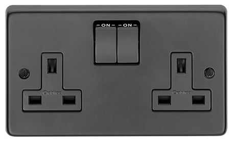 From The Anvil - MB Double 13 Amp Switched Socket | Sku. 34224/2 | Trade Door Handles.