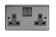 From The Anvil - BN Double 13 Amp Switched Socket | Sku. 34224 | Trade Door Handles.