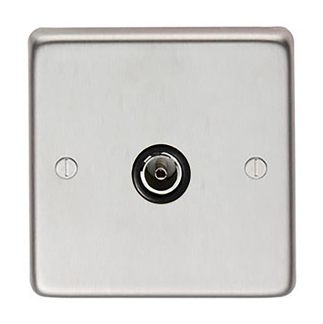 From The Anvil - SSS Single TV Socket | Sku. 34229/1 | Trade Door Handles.