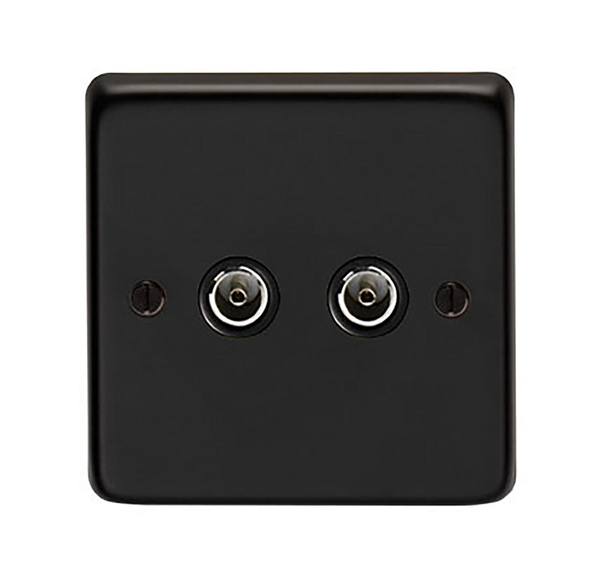 From The Anvil - MB Double TV Socket | Sku. 34230/2 | Trade Door Handles.
