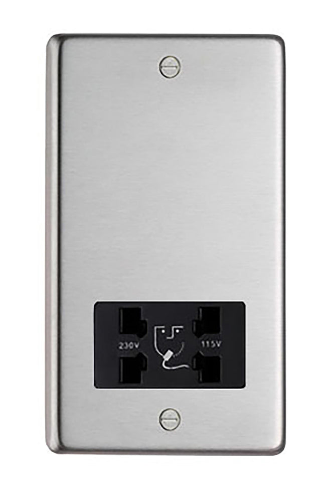 From The Anvil - SSS Dual Volt Shaver Socket | Sku. 34232/1 | Trade Door Handles.