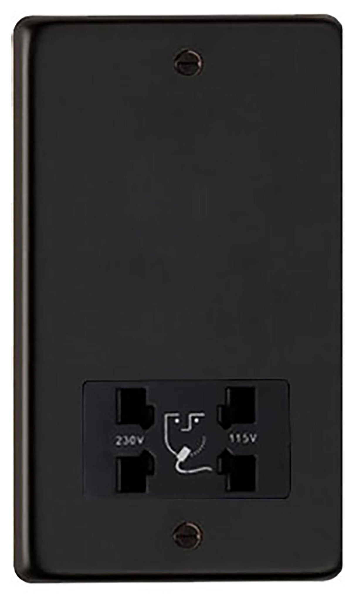 From The Anvil - MB Dual Volt Shaver Socket | Sku. 34232/2 | Trade Door Handles.