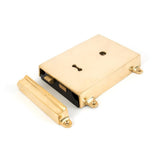From The Anvil - Polished Brass Rim Lock & Cover | Sku. 35000 | Trade Door Handles.