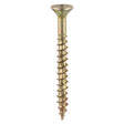 This is an image of Timco - Velocity Premium Multi-Use Screws - PZ - Double Countersunk - Yellow 3.5 x 12mm - (200 PCS Box) 35012VY