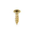 This is an image of Timco - C2 Strong-Fix Screws - PZ - Double Countersunk - Sharp Point - Yellow 3.5 x 16mm - (200 PCS Box) 35016C2