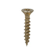 This is an image of Timco - C2 Strong-Fix Screws - PZ - Double Countersunk - Sharp Point - Yellow 3.5 x 20mm - (200 PCS Box) 35020C2