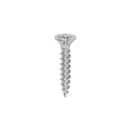 This is an image of Timco - Classic Multi-Purpose Screws - PZ - Double Countersunk - A2 Stainless Steel 3.5 x 20mm - (200 PCS Box) 35020CLASS