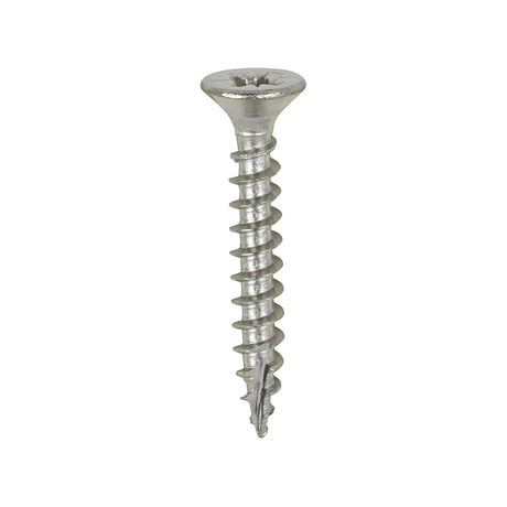 This is an image of Timco - Classic Multi-Purpose Screws - PZ - Double Countersunk - A4 Stainless Steel 3.5 x 25mm - (200 PCS Box) 35025CLA4
