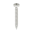 This is an image of Timco - Classic Multi-Purpose Screws - PZ - Pan Head - A2 Stainless Steel 3.5 x 25mm - (200 PCS Box) 35025CLAPSS