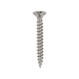 This is an image of Timco - Classic Multi-Purpose Screws - PZ - Double Countersunk - A4 Stainless Steel 3.5 x 30mm - (200 PCS Box) 35030CLA4