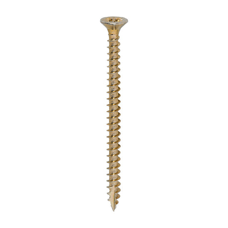 This is an image of Timco - Classic Multi-Purpose Screws - PZ - Double Countersunk - Yellow 3.5 x 50mm - (200 PCS Box) 35050CLAF
