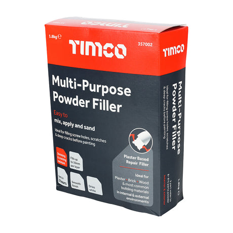 This is an image of Timco - Multi-Purpose Powder Filler 1.8kg (1 Each Box) 357002