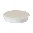 This is an image of Timco - Hinge Hole Cover Caps - White 35mm - (4 PCS TIMpac) 35HHCCP