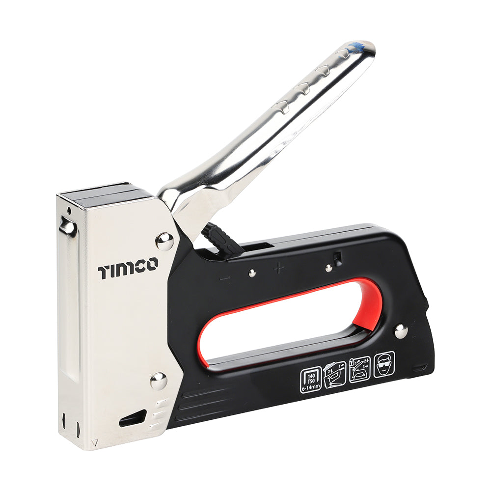 This is an image of Timco - Stapler - Heavy Duty HD 6 - 14mm (1 Each Clamshell) 370321