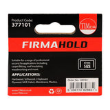 This is an image of Timco - Light Duty Staples - Chisel Point - Galvanised 6mm (1000 PCS Box) 377101