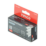 This is an image of Timco - Heavy Duty Staples - Chisel Point - Galvanised - Bulk Box 12mm (5000 PCS Box) 377188