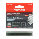 This is an image of Timco - Heavy Duty Staples - Chisel Point - Galvanised - Bulk Box 12mm (5000 PCS Box) 377188