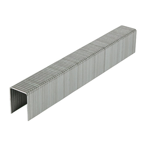 This is an image of Timco - Heavy Duty Staples - Chisel Point - Galvanised 14mm (1000 PCS Box) 377861