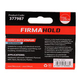 This is an image of Timco - Heavy Duty Staples - Chisel Point - Galvanised 6mm (1000 PCS Box) 377987