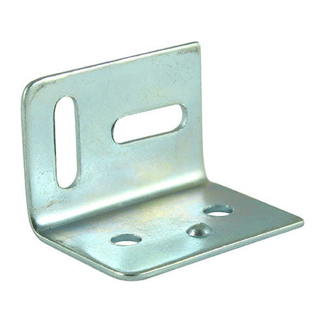 This is an image of Timco - Stretcher Plates - Zinc 38 x 25 x 29mm - (100 PCS Box) 38SPL