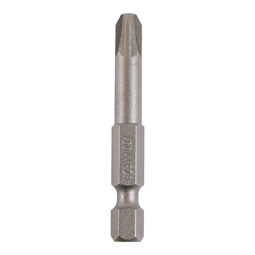 This is an image of Timco - S2 Driver Bits - PZ No.3 x 50 (5 Pieces Blister Pack) 3CB50PACK