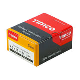This is an image of Timco - Solo Chipboard & Woodscrews - PZ - Double Countersunk - Yellow 4.0 x 15mm - (200 PCS Box) 40015SOLOC