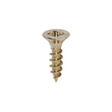 This is an image of Timco - Classic Multi-Purpose Screws - PZ - Double Countersunk - Yellow 4.0 x 16mm - (200 PCS Box) 40016CLAF