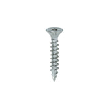 This is an image of Timco - Classic Multi-Purpose Screws - PZ - Double Countersunk - A4 Stainless Steel 4.0 x 25mm - (200 PCS Box) 40025CLA4