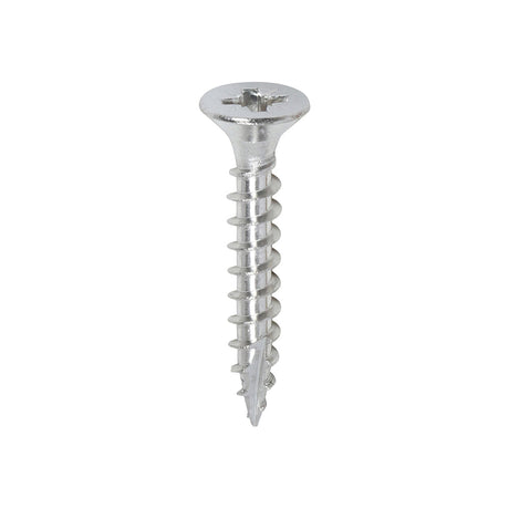 This is an image of Timco - Classic Multi-Purpose Screws - PZ - Double Countersunk - A2 Stainless Steel 4.0 x 25mm - (200 PCS Box) 40025CLASS