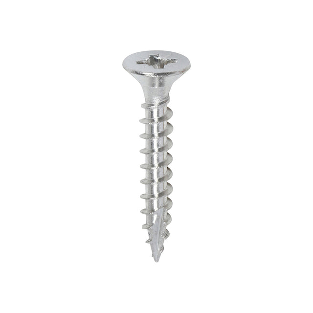 This is an image of Timco - Classic Multi-Purpose Screws - PZ - Double Countersunk - A2 Stainless Steel 4.0 x 25mm - (200 PCS Box) 40025CLASS