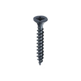 This is an image of Timco - Chipboard Screws - PZ - Double Countersunk - Exterior - Black Organic 4.0 x 30mm - (25 PCS TIMpac) 40030CHBP