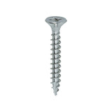 This is an image of Timco - Classic Multi-Purpose Screws - PZ - Double Countersunk - A4 Stainless Steel 4.0 x 30mm - (200 PCS Box) 40030CLA4