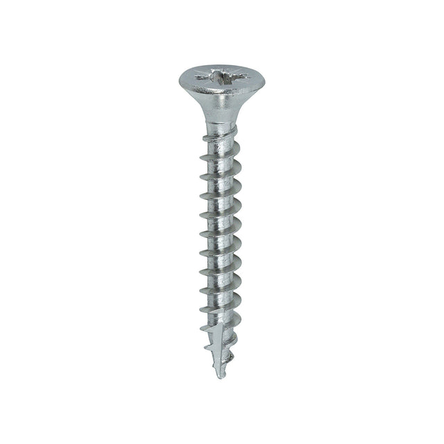 This is an image of Timco - Classic Multi-Purpose Screws - PZ - Double Countersunk - A4 Stainless Steel 4.0 x 30mm - (200 PCS Box) 40030CLA4