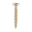 This is an image of Timco - Classic Multi-Purpose Screws - PZ - Double Countersunk - Yellow 4.0 x 30mm - (200 PCS Box) 40030CLAF