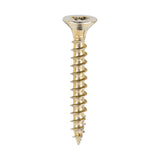 This is an image of Timco - Classic Multi-Purpose Screws - PZ - Double Countersunk - Yellow 4.0 x 30mm - (200 PCS Box) 40030CLAF