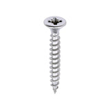 This is an image of Timco - Classic Multi-Purpose Screws - PZ - Double Countersunk - A2 Stainless Steel 4.0 x 30mm - (200 PCS Box) 40030CLASS