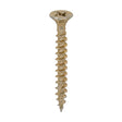 This is an image of Timco - C2 Strong-Fix Screws - PZ - Double Countersunk - Twin-Cut - Yellow 4.0 x 35mm - (200 PCS Box) 40035C2