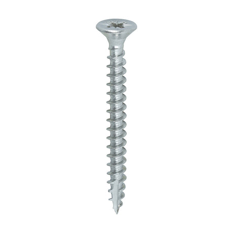 This is an image of Timco - Classic Multi-Purpose Screws - PZ - Double Countersunk - A4 Stainless Steel 4.0 x 40mm - (200 PCS Box) 40040CLA4