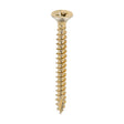 This is an image of Timco - Classic Multi-Purpose Screws - PZ - Double Countersunk - Yellow 4.0 x 40mm - (200 PCS Box) 40040CLAF