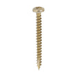 This is an image of Timco - Classic Multi-Purpose Screws - PZ - Pan Head - Yellow 4.0 x 40mm - (200 PCS Box) 40040CLAP