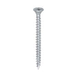 This is an image of Timco - C2 Exterior Strong-Fix Screws - PZ - Double Countersunk with Ribs - Twin-Cut - Silver 4.0 x 50mm - (200 PCS Box) 40050C2SBX